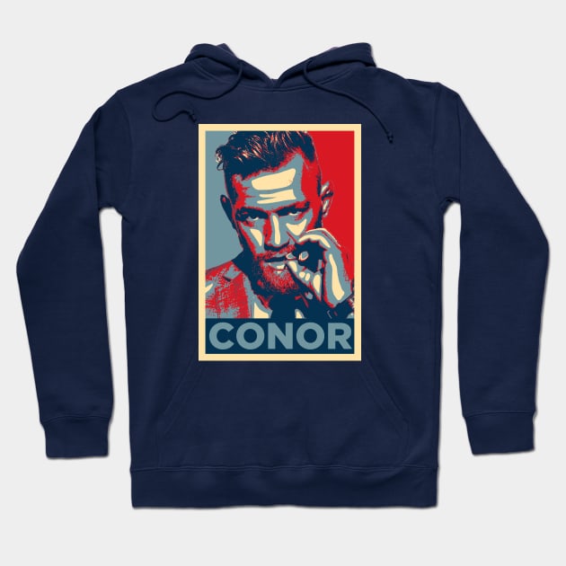 Conor McGregor Hope Poster Hoodie by MMAMerch